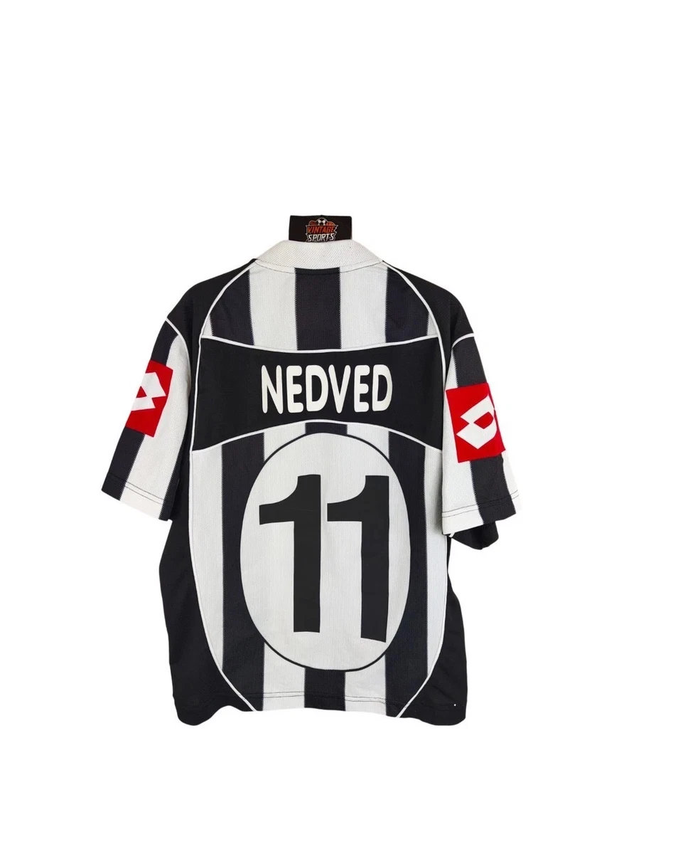Maillot Extérieur Juventus Turin 2002-2003 - Lotto Vintage - Taille XL (état Moyen)