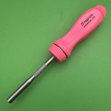 Snap-on Tools USA Rare Classic Pink Hard Handle Ratcheting Screwdriver SSDMR4BP