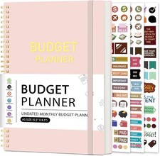 Budget Planner A5 Monthly Financial Organizer Planner with Expense Budget Book E