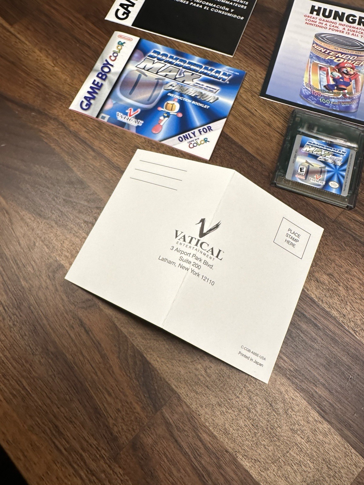 Bomberman Max Blue Champion GBC Game Boy Color CIB in Shrink