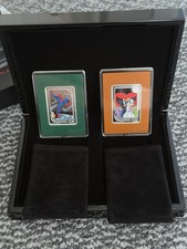 Agoro Marvel Spider-Man Dual 2 x 1oz Silver Bar Set Boxed COA