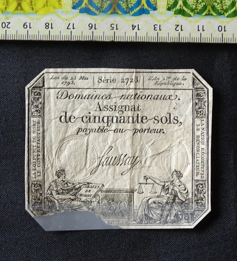 1793 Year French Paper Money for sale | eBay