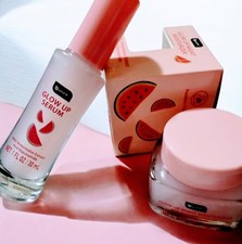 B'Pure Glow Up Serum and Glow Up Night Moisturizer Watermelon