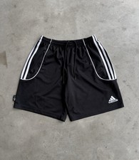 Vintage Black Adidas Track Shorts - M