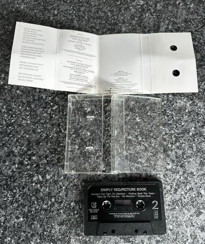 SIMPLY RED PICTURE BOOK CASSETTE TAPE ALBUM 1985 EU RELEASE EKT27C EX /VG+ - Picture 4 of 4