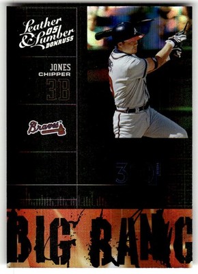 2005 Donruss Leather & Lumber Chipper Jones Big Bang Silver #/200 #BB-5