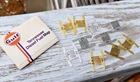 LOT Vintage Gulf Gas & Oil Collectibles Diesel Fuel Map Metal Calendars Tabs NR