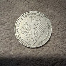 2 DM BRD 1976 Pr&auml;gest&auml;tte D &ndash; Konrad Adenauer (Ber&uuml;hmte Pers&ouml;nlichkeit)