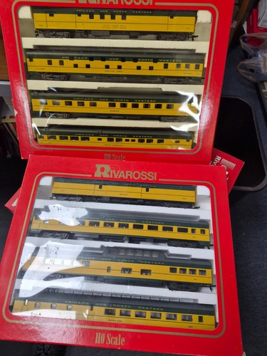 Rivarossi 6932.6933 HO Chicago Northwestern 8 Wagen Leichtgewicht Passagier Set A&B | Zustand: New