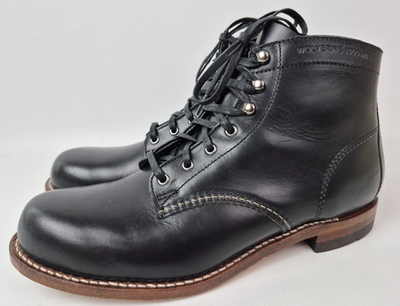 Wolverine Men's Black 1000 Mile Plain-Toe Classic Boots Size 10.5