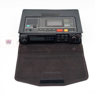 Sony TCD-D10 Portable DAT Recorder Player w/ AC Adapter Case