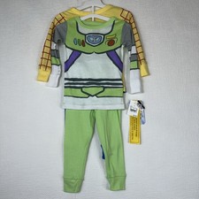 Toddler Boys' 4pc Snug Fit Toy Story Cotton Pajama Set Buzz And woody Size 2T