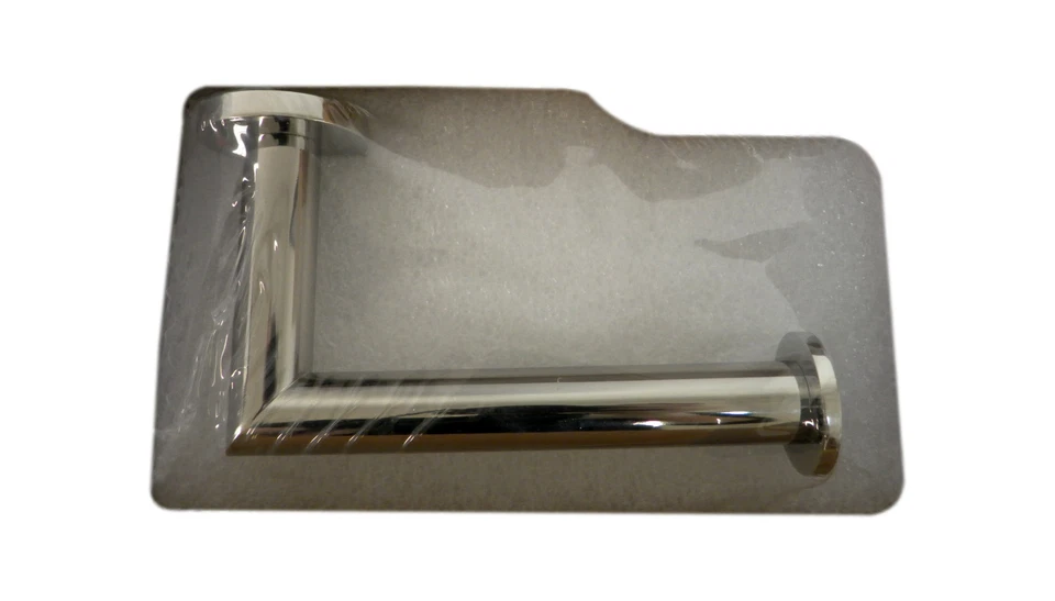Porte-Rouleau De Papier Hygiénique Ouvert Kubic 4606-PN En Chrome Poli - Photo 1/1