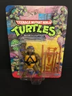 Vintage 1988 Playmates Teenage Mutant Ninja Turtles Donatello 10 Back MOC TMNT