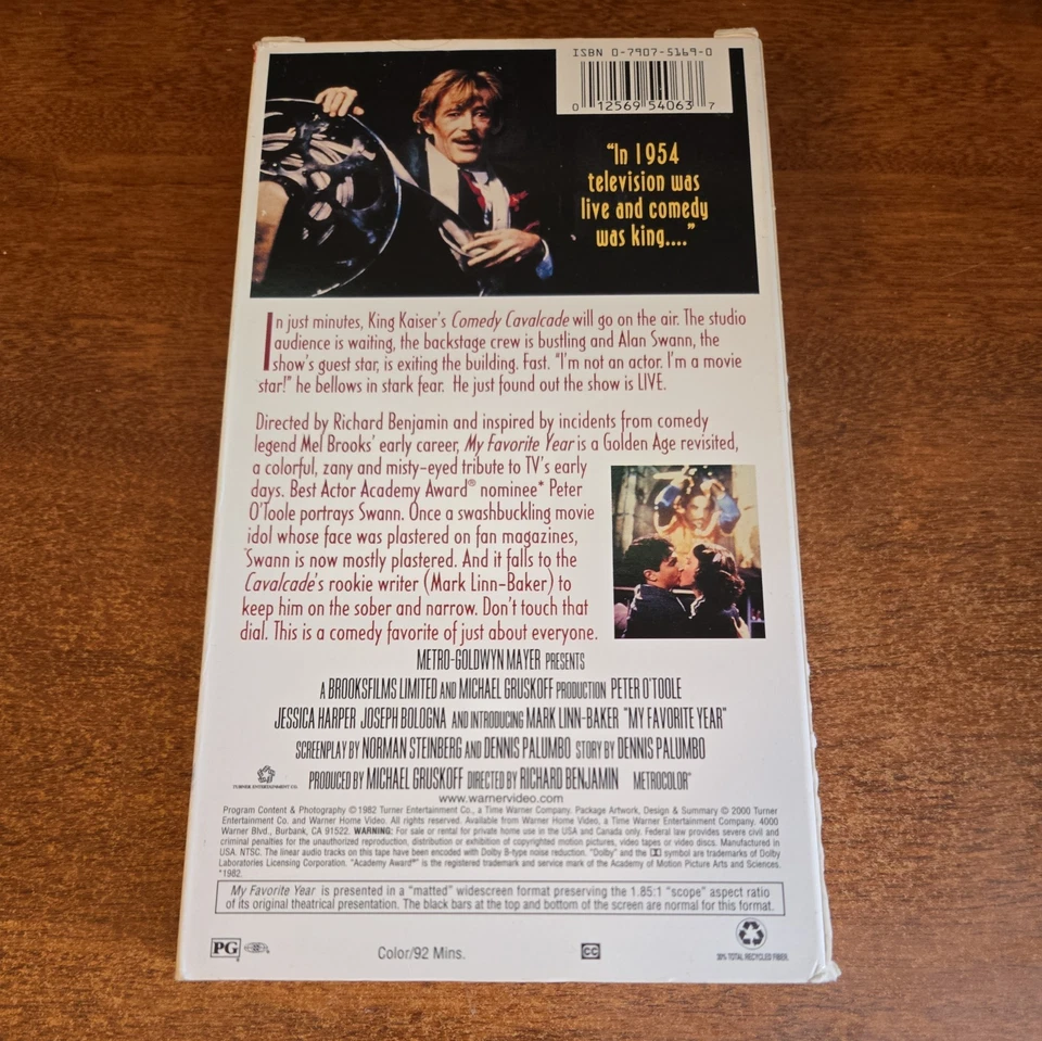 My Favorite Year (VHS, 2000, Widescreen) Foto 2 de 4