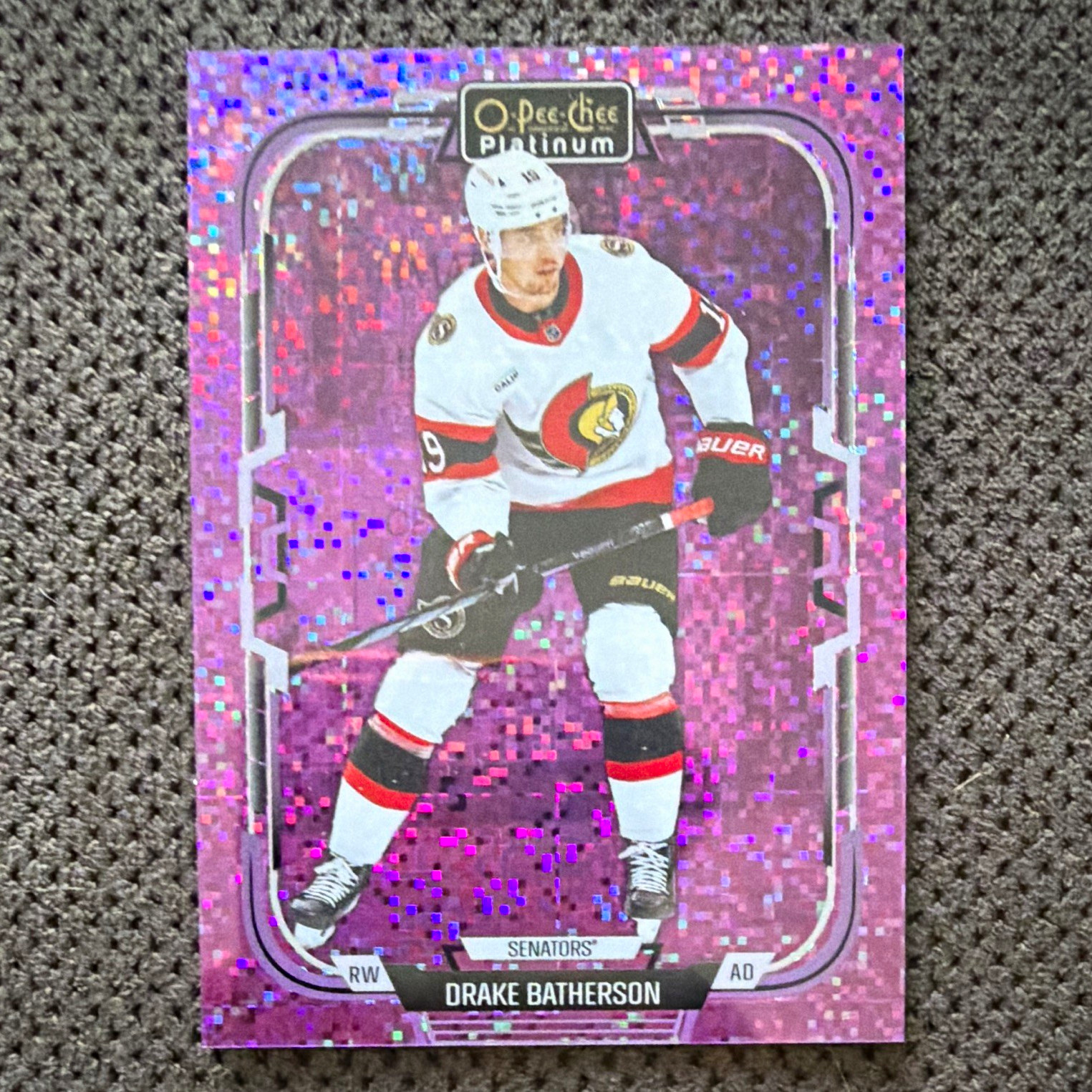 Upper Deck Drake Batherson Senators 2025-26 O-Pee-Chee Platinum Violet /299 #22