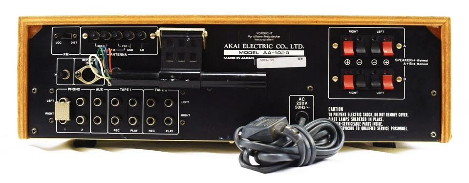 AKAI Stereo Receiver AA-1020 ohne Fernbedienung  Bastlerware / Defekt  251877 - Bild 3 von 4