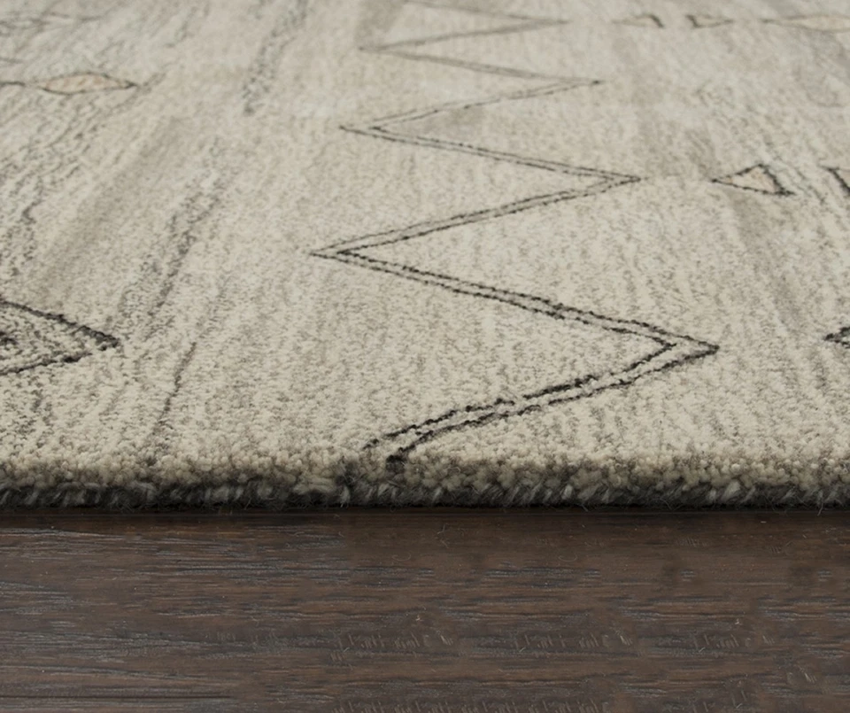 9x12 Rizzy Rugs Gray Geometric Lines Swirls Area Rug SK358A - Aprx 9' x 12' - Image 2 of 3