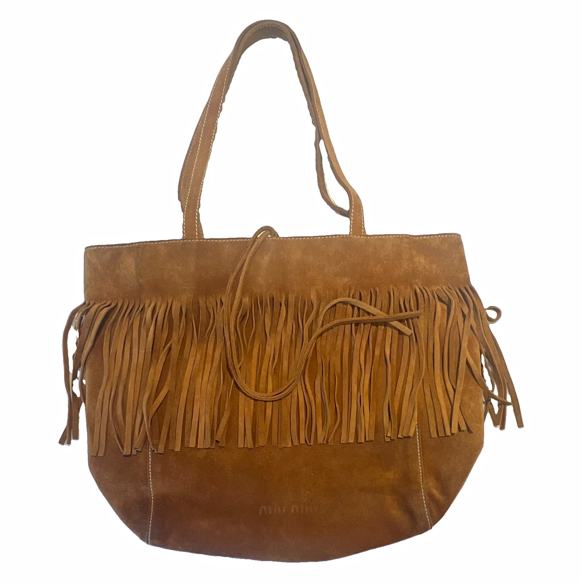 Miu Suede Shoulder Bags for Women for sale | eBay