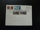 FDC train railroads railways France 1955