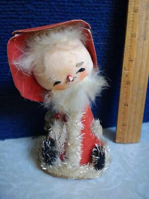 Lot of 2, Vintage Japan Christmas Cardboard Santa Figures | eBay