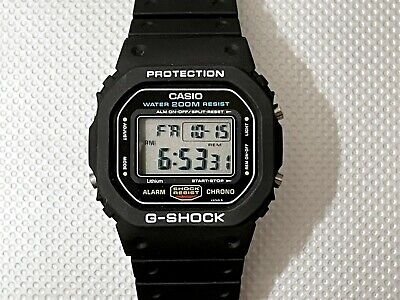 RARE 1990 Casio G-SHOCK DW-5600C-1V 901 as Worn by Keanu Reeves in Speed  Japan H