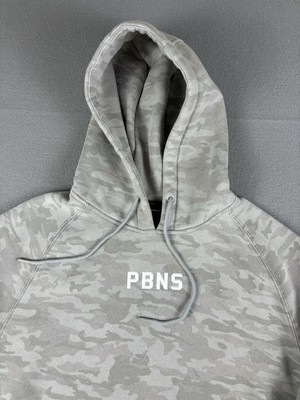 Alphalete Sweatshirt Mens Large Camo Gray Hoodie PBNS Proud But Never  Satisfied | eBay