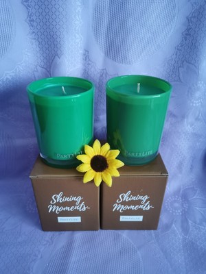 PartyLite2  Escential Duftwachsgläser Weihnachtsmorgen neu OVP RAR