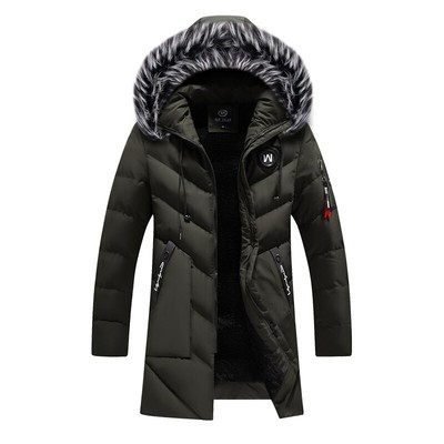solid parka jacket