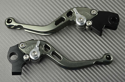 Paar Hebel Kurzhebel Short CNC Titan für Kawasaki Ninja 650 2017