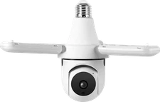 KERUI 2 in 1 Indoor E27 Bulb Camera with LED Light PTZ WiFi IP Camera 2.4G/5G