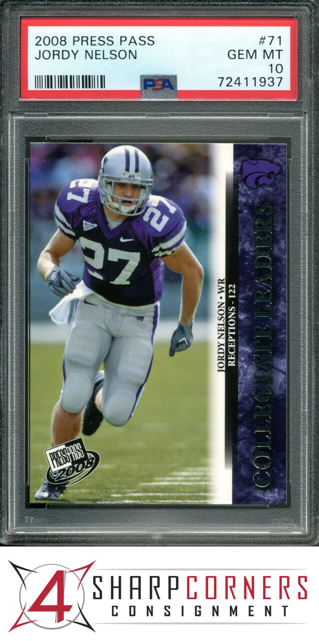 Jordy Nelson Press Pass #71 Base