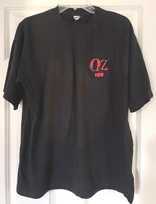 OZ 1997 Vintage Promo Shirt Watch Your Back HBO Exclusive 