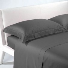 Set Lenzuola 100% Puro Cotone matrimoniale Singolo 1 una piazza e mezza 