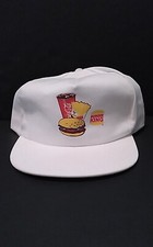 Rare Vintage Burger King Made In USA Snapback Hat Cap, New Old Stock