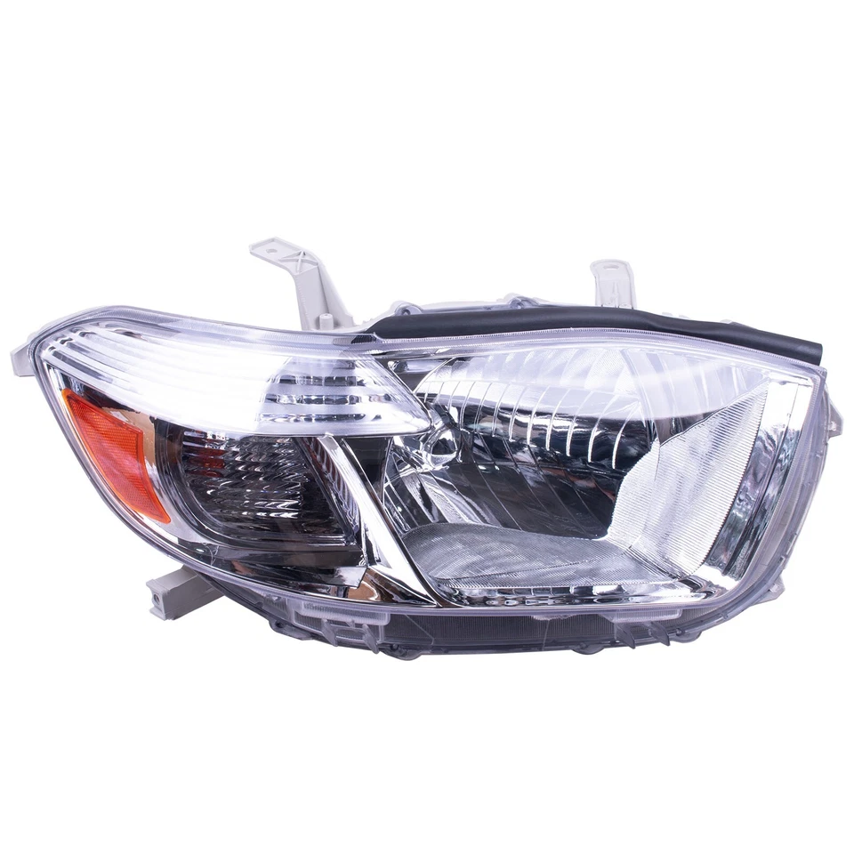Pair Headlight Lamp for Toyota Kluger U40 2007-08/2010 Chrome Low configuration - image 2 of 4
