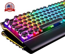 Teclado gamer mecanico exclusivamente para juegos teclados multi color LED NUEVO