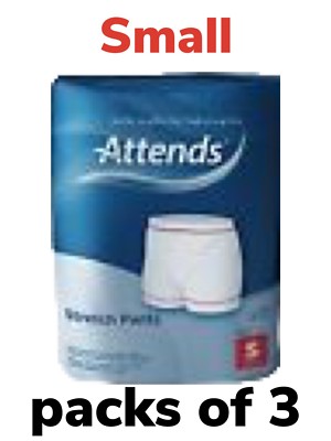 3er Pack Attends Stretch Hosen kleine Inkontinenz wiederverwendbar waschbar Hose