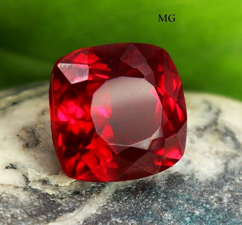 Rubis Naturel De Birmanie 8.15 Carats - Coupe Coussin, Rouge, Non Traité, Certifié AGL - Pierre Rare Et De Collection