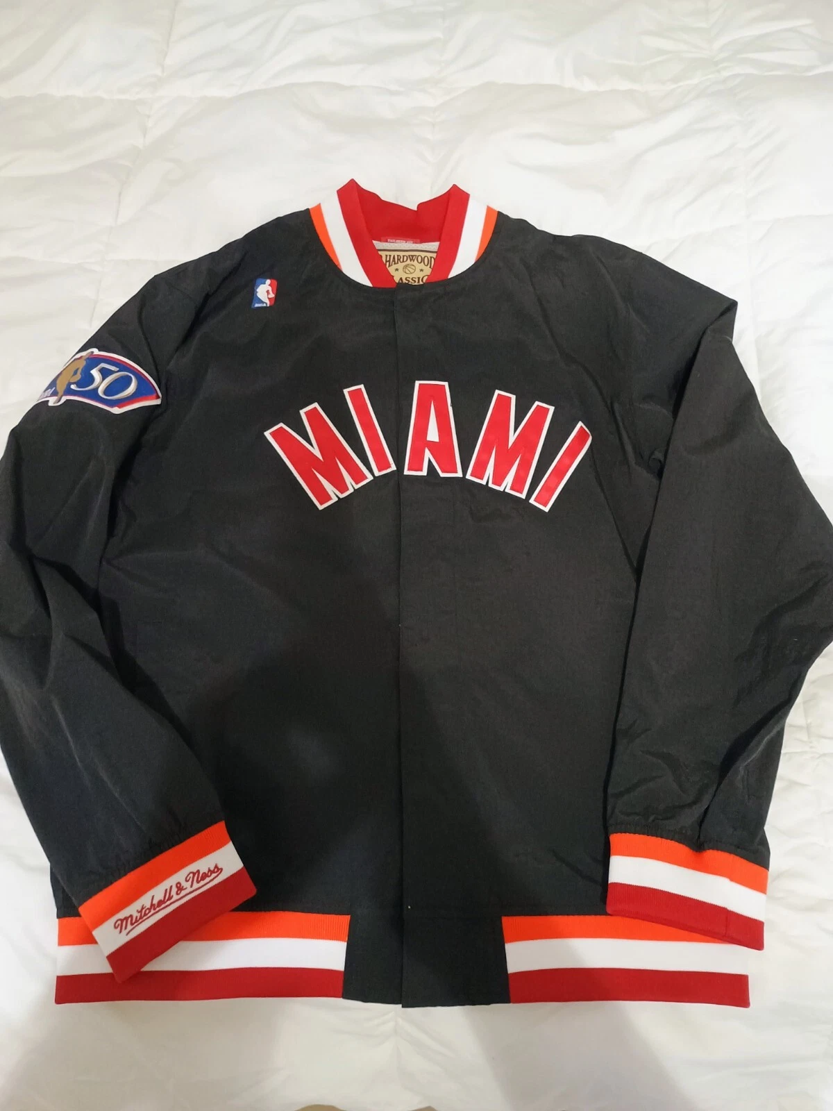 MITCHELL & NESS NBA AUTHENTIC NBA JACKET MIAMI HEAT 96