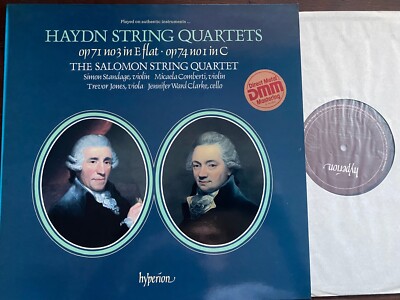 A66098 Haydn String Quartets Op 71 No 3 In E Flat  Op 74 No 1 In C Salomon Qtet