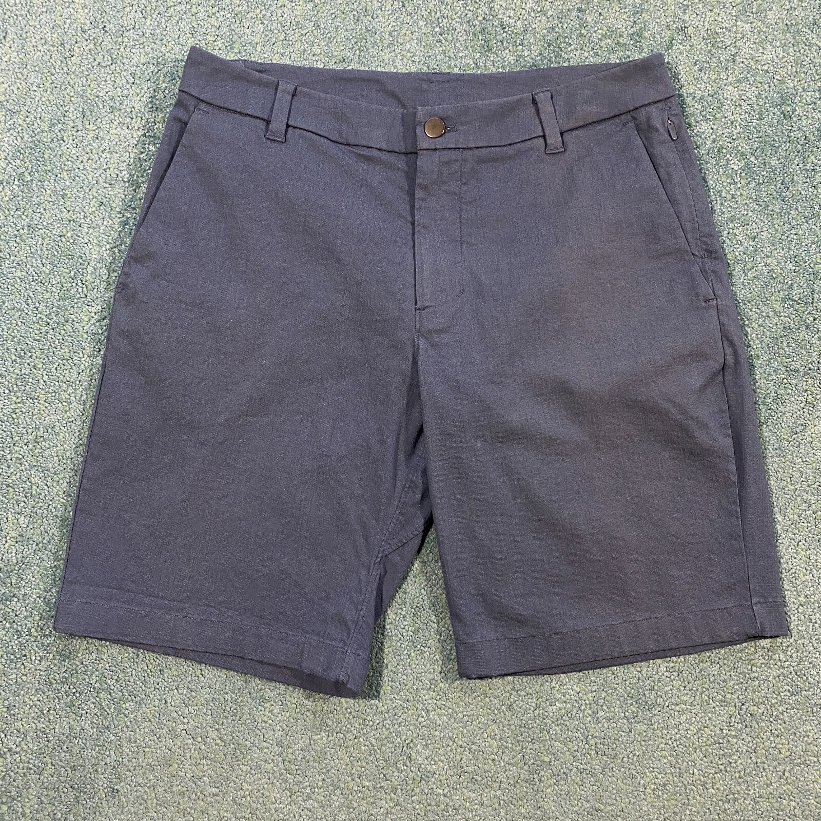 Lululemon Commission Shorts Classic 9" Mens 31 Blue C… Gem