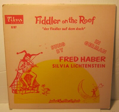 Fiddler on The Roof in GERMAN Fred Haber & Lichtenstein Phonograph ...