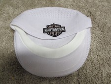 Harley-Davidson White Mesh Cap With Logo Badge on back Medium
