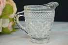 4-1/4" Vintage Miniature Anchor Hocking Wexford Pitcher Creamer