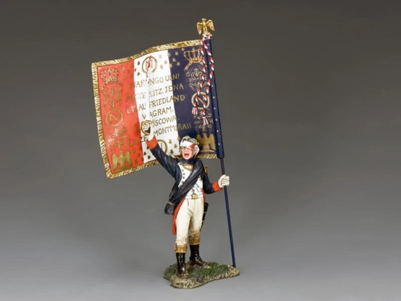 Figurine King & Country – Drapeau Des Dragons Napoléoniens (édition Limitée, Sans Boîte)