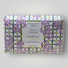 (2) Beekman 1802 Lilac Dream Goat Milk Soap 9 Oz
