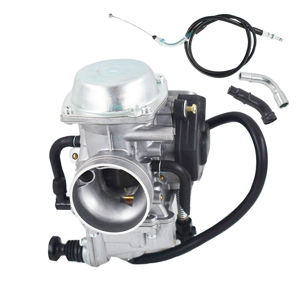 Carburettor & Throttle Cable For Honda Foreman 400 450 FourTrax 250 300