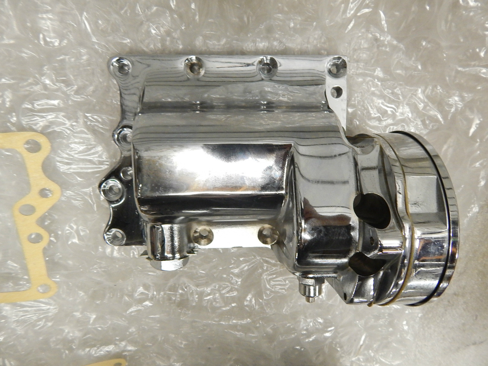 Chrome Ratchet Top Harley 4 Speed Transmission Panhead Shovelhead FLH FX Gearbox eBay