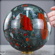 Natürliche Drachenblut-Jaspis Kugel aus Afrika - 6975,14g